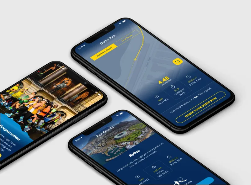 Cross-Platform Mobile App Entwicklung Showcase auf iOS und Android